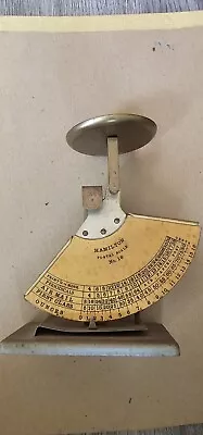 Vintage Hamilton Postal Scale No. 16-81A First Class Package Letter Scale 16 (5) • $7.50