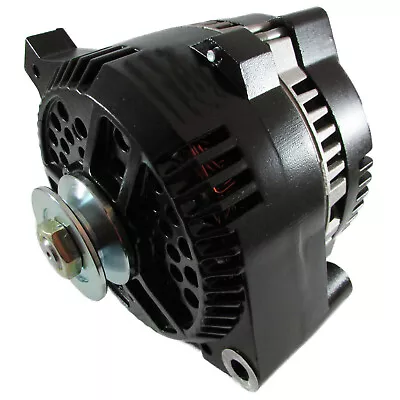 NEW BLACK HIGH AMP ALTERNATOR Fits FORD MUSTANG 1-WIRE 1965-1996 200AMP • $203.57
