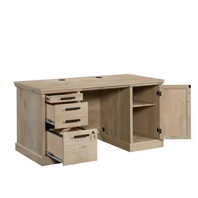 Mason Peak 60  Double Ped Desk  Prime Oak • $839.82