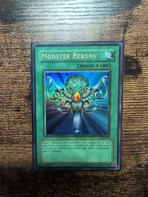 Yu-Gi-Oh! TCG Monster Reborn Legend Of Blue Eyes White Dragon LOB-118 Faded • $100