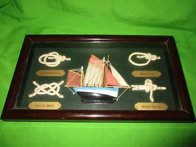 Display  Wall  Cased Nautical Knots /  Maritime / Sailor  Shipping /  Boating • £14