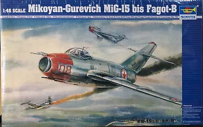 TRUMPETER 1/48 MIG-15 Bis #02806 MODEL KIT • $29.99