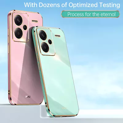 For Xiaomi Redmi Note 13 Pro+ 5G Fashion Candy Plating Frame Soft Rubber Cover • $21.99