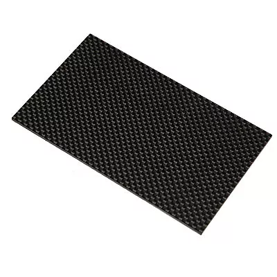 (75x125x0.5mm/3x4.9x0.02in)Carbon Fiber Plate Hardness Corrosion Resistance MA • £7.64