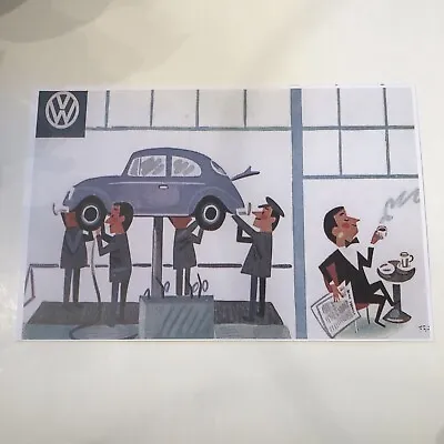 Awesome Vintage Type Volkswagen Service Poster #13 • $26.95