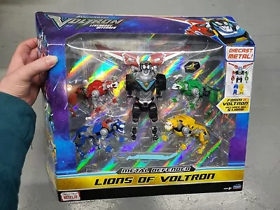 Lions Of Voltron 5pc Set Diecast Metal Legendary Defender Dreamworks NIB • $149.95