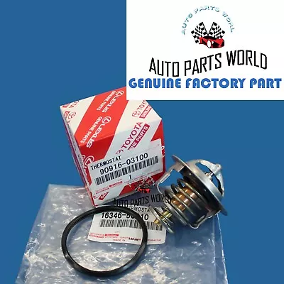 Genuine Toyota 4runner Tundra Sequoia Gs Gx Ls Sc V8 Coolant Thermostat W/gasket • $25.90