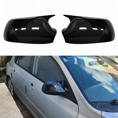 Pair OX Horn Style Side RearView Mirror Cover Caps For Mazda 3 Mazda 6 2003-2008 • $34.99