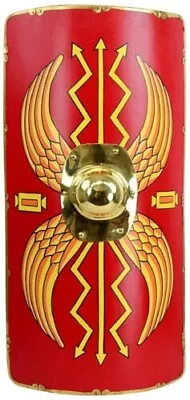 Medieval Roman Legionary Shield Fully Functional Roman Armor Scutum Shield 36'' • £162.50