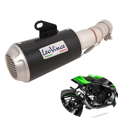 For Kawasaki Z400 Ninja 400 2018-2023 Exhaust Pipe 51mm Muffler Silencers Black • $125.09