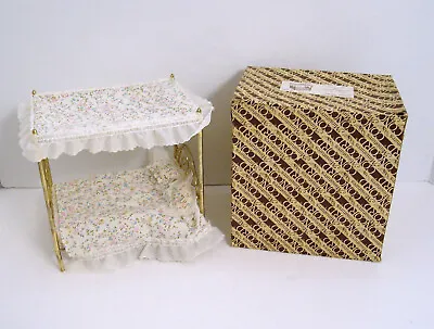 Dollhouse Concord Miniatures 1:12 Vintage Brass Canopy Bed  • $21.95