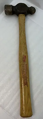 Vintage MARTIN TOOLS BALL PEEN Hammer Wood Handle 14.5” Long #107G Made In USA • $14.99