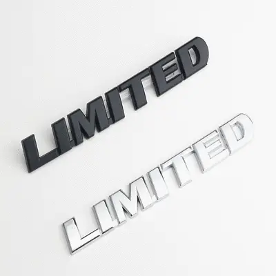 1pc LIMITED Edition Logo Car Chrome Badge Sticker Letter ABS Emblem Accessories • $5.10