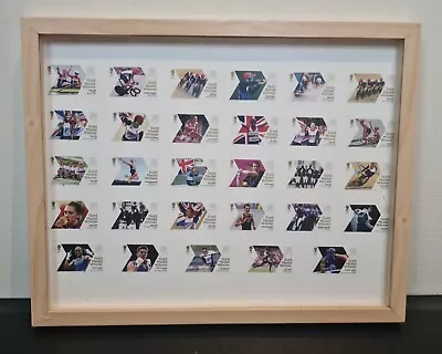 £85.95 • Buy London 2012 Olympic Games Team GB Gold Medal Winners Stamps 29 Set Framed
