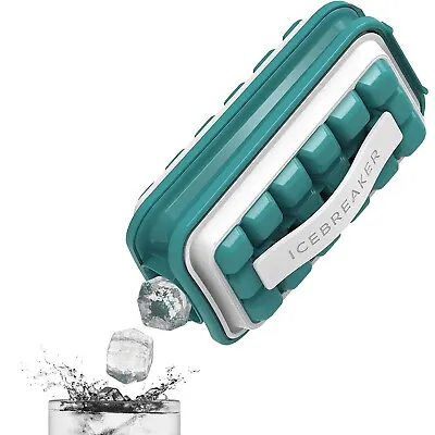 $18.95 • Buy ICEBREAKER POP Portable Ice Cube Tray / Container / Dispenser - Water Blue