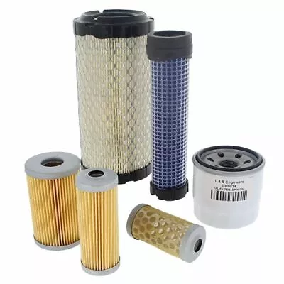 Filter Service Kit For Thwaites 1 Ton Dumpers (Yanmar Engine) • £46.74