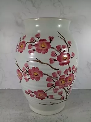 Edward Radford Hand Painted Floral Vase Vintage • £16.90