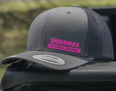 Duramax Diesel Pink/Charcoal Trucker Hat • $19.95