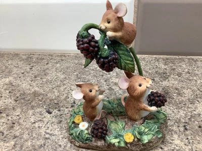 £20 • Buy Border Fine Arts Merrie Mice Fruit Fun A0605 Be Berry Careful !
