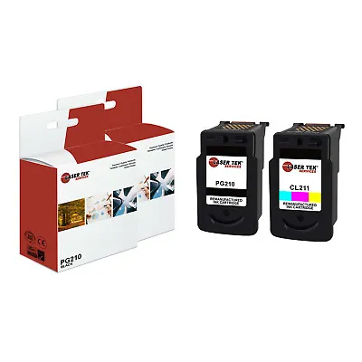 2Pk LTS PG210 CL211 Multicolored HY Compatible For Canon Pixma IP2700 MP240 Ink • $50.99