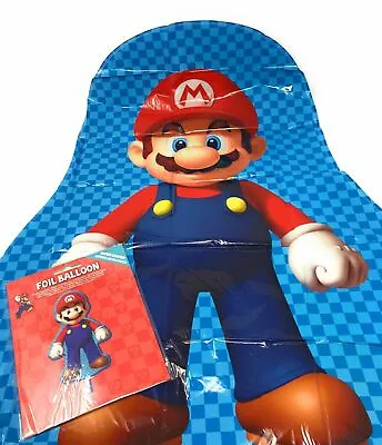 Super Mario Party Balloon Mario Bros Nintendo Giant Foil Helium  • $4.91