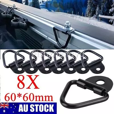 8X Lashing Ring Tie Down Points Anchor Flush Cargo Truck Ute Trailer 60*60mm • $28.34