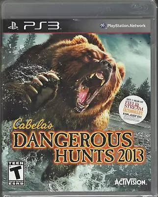 Cabela''s Dangerous Hunts 2013 PS3 (Brand New Factory Sealed US Version) PlaySta • $22.99