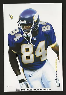 Costacos Randy Moss Minnesota Vikings  Moss Production  6  X 4  Mini Poster • $9.95