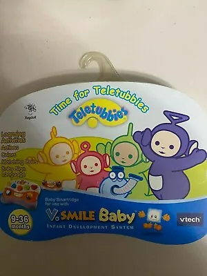 NEW VTECH V. Smile Baby Time For Teletubbies Age 9-36 Months Educational Game • $8