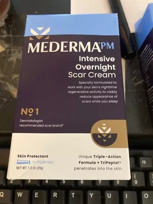 Mederma PM Intensive Overnight Scar Cream 1oz EXP 9.26 & GREATER NEW TRIPLE COV • $9.99