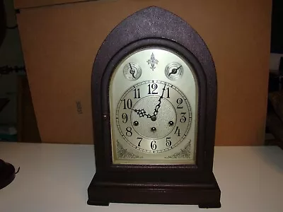 Old Cathedral SETH THOMAS Model #72 Mantel 5 Chime Clock ~ 113B Movement ~ NICE • $299.99