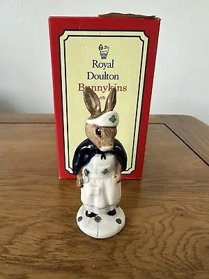 ROYAL DOULTON BUNNYKINS GREEN CROSS NURSE Excellent Condition • £29.99