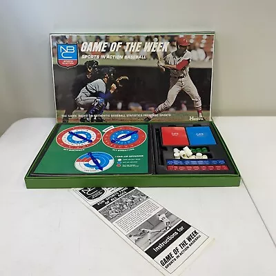 Vintage 1969 Hasbro NBC Game Of The Week Sports In Action Baseball Game Complete • $25.21