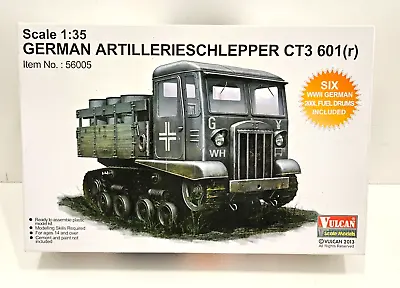 1/35 Vulcan German Artillerieschlepper Ct3 601 (r) #56005 New Model Kit Wwii • $59.99