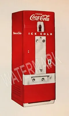 Coke Coca Cola Vending Machine Soda High Quality Metal Fridge Magnet 3x5 9884 • $8.95