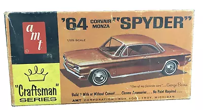 1/25 AMT Craftsman Series 1964 Corvair Monza Spyder Rebuilder In Box • $20.50