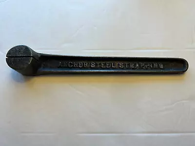 Vintage Anchor USA Strapping Tool Made Strong 8  Anchor Steel Collectible • $24