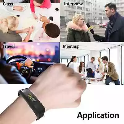 V50 Mini Digital Voice Recorder Watch Screen Audio HD Recording Learning Lecture • $31.44