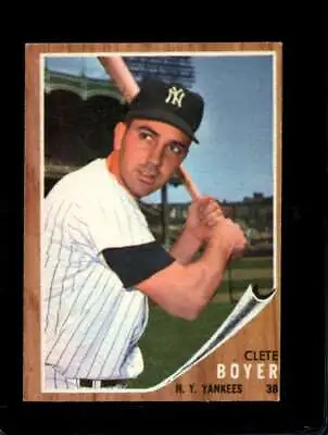 1962 Topps #490 Clete Boyer Exmt Yankees Uer *sba7275 • $25