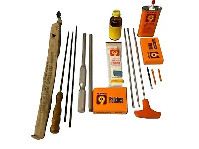 Vintage Gun Cleaning Kits Hoppe’s All Purpose SetMarbles Jointed Rifle Kit • $75