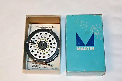 Vintage Martin Fly Fishing Reel Model 65 In Original Box With Paperwork • $29.99