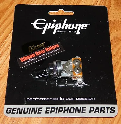 Epiphone Les Paul Switch Black Straight Toggle 3 Way Black Tip Guitar Parts NOS • $39.99