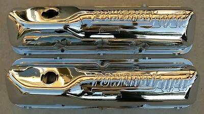 $420 • Buy X Ford Thunderbird Fe 390 427 428 Chrome Valve Rocker Arm Covers 1958-1969 58-69