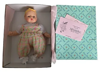 Madame Alexander Spring Flowers Huggable Huggums 12” Doll In Box NIB Vintage • $55.99