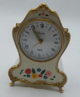 Vintage BUCHERER Lador Switzerland Footed Musical Alarm Clock  Blue Danube  Runs • $59.99