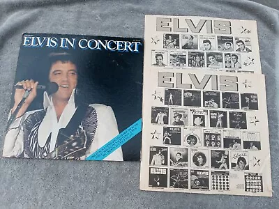 Elvis Presley - Elvis In Concert -  1977 -  APL 2-2587 W/Booklet VG • $7.99