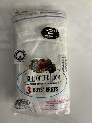 $179 • Buy Vintage Fruit Of The Loom 16 Brief Underwear 1960’s Sealed Bag Rare!