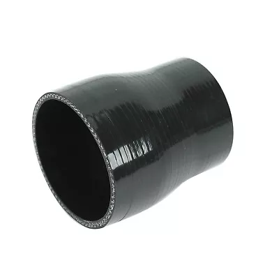 3  To 4  76mm - 102mm Straight Silicone Reducer Turbo Hose Black Coupler • $8.99