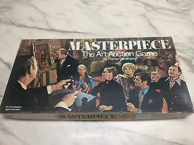 VTG Masterpiece The Art Auction Board Game Parker Brothers 1970 Complete In Box • £100.80