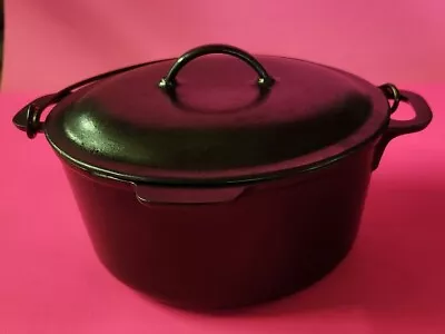 RARE  Vintage No. 6 Size  Cast Iron  VOLLRATH  35 DUTCH OVEN & LID  - Restored • $500